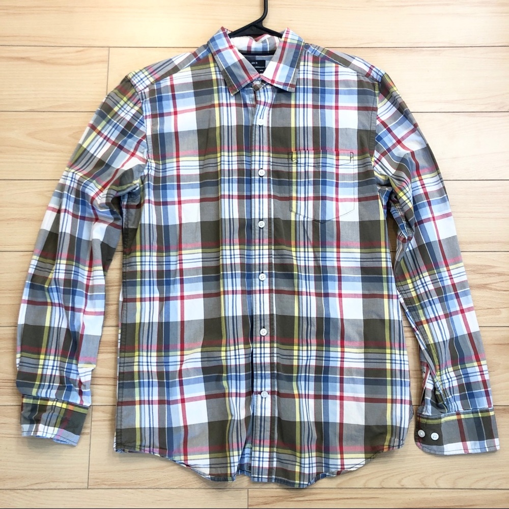 GAP Plaid Button Down
